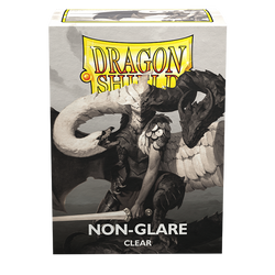 Dragon Shield: Standard 100ct Sleeves - Clear (Non-Glare Matte)