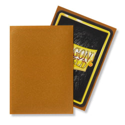 Dragon Shield: Standard 100ct Sleeves - Gold (Matte)