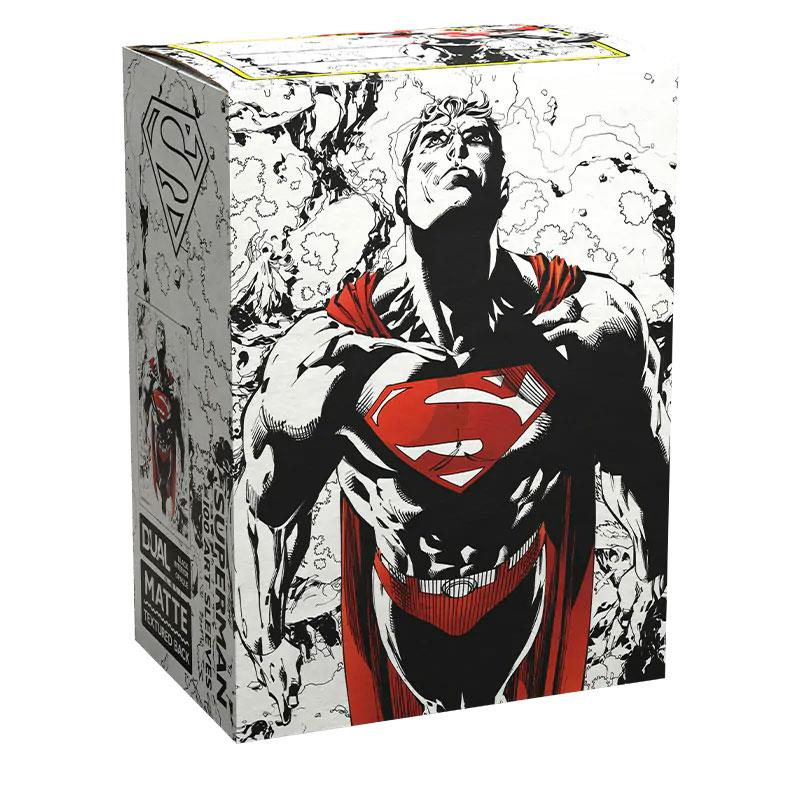 Dragon Shield: Standard 100ct Art Sleeves - Superman Core (Dual Matte)