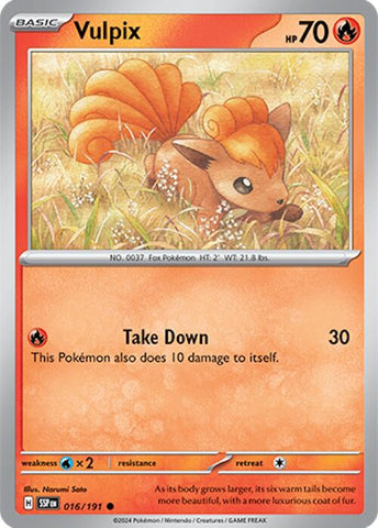 Vulpix (016/191) [Scarlet & Violet: Surging Sparks]