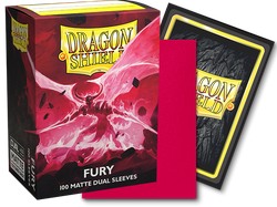 Dragon Shield: Standard 100ct Sleeves - Fury (Dual Matte)