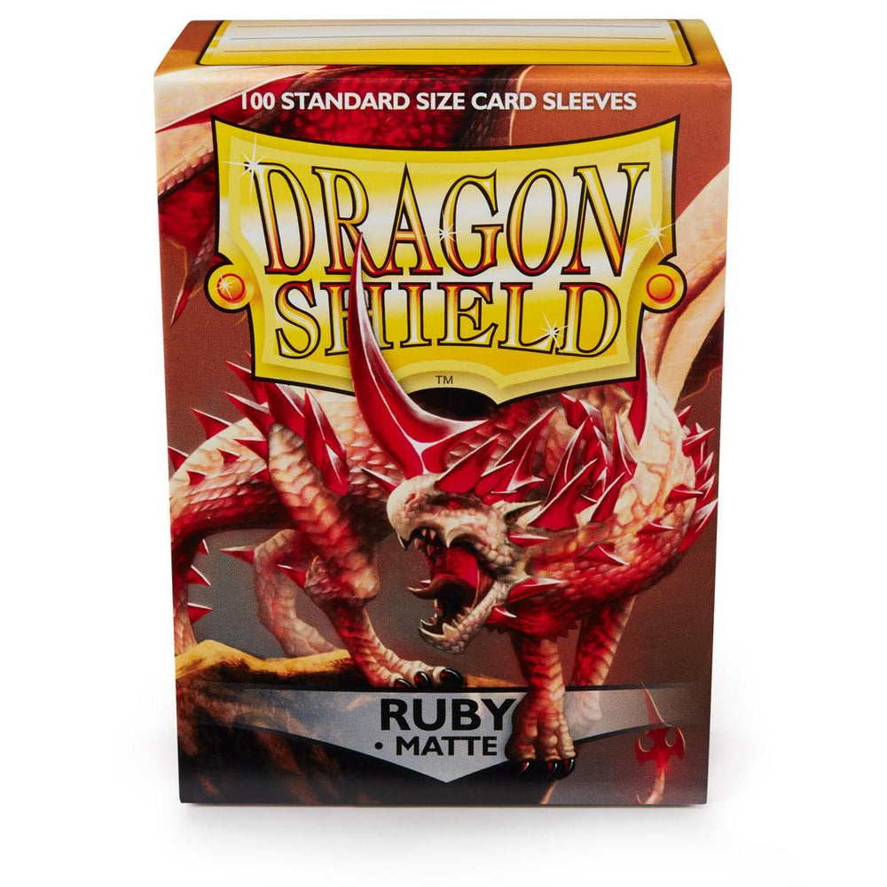 Dragon Shield: Standard 100ct Sleeves - Ruby (Matte)