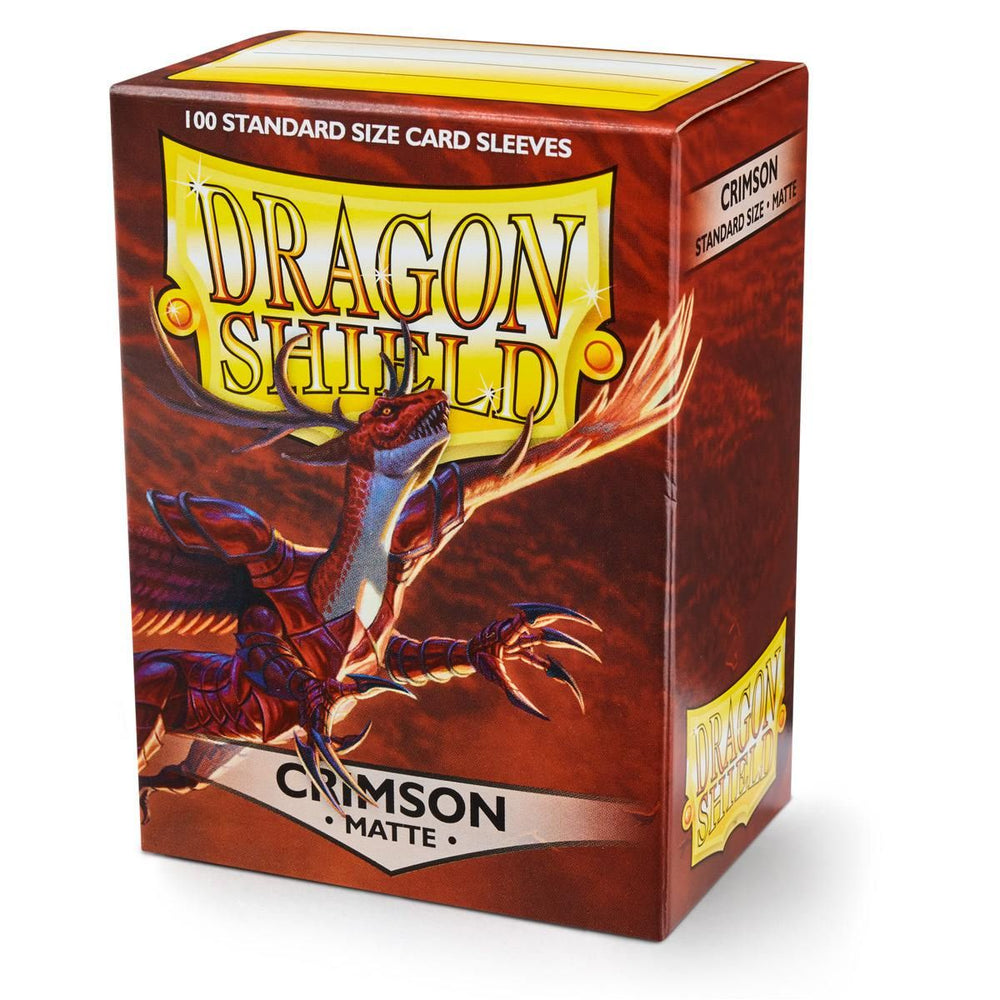 Dragon Shield: Standard 100ct Sleeves - Crimson (Matte)