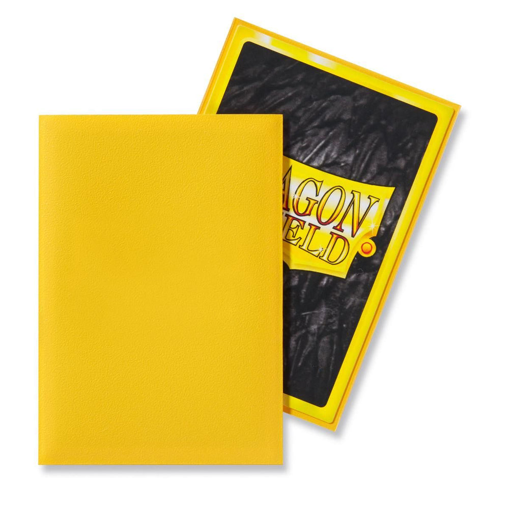 Dragon Shield: Japanese Size 60ct Sleeves - Yellow (Matte)