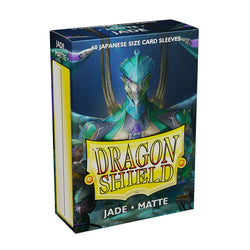 Dragon Shield: Japanese Size 60ct Sleeves - Jade (Matte)