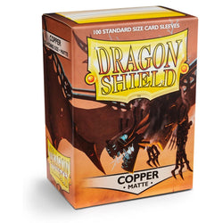 Dragon Shield: Standard 100ct Sleeves - Copper (Matte)