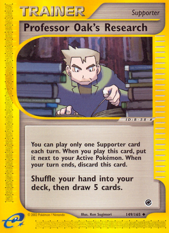 Professor Oak's Research (149/165) [Expedition: Base Set]